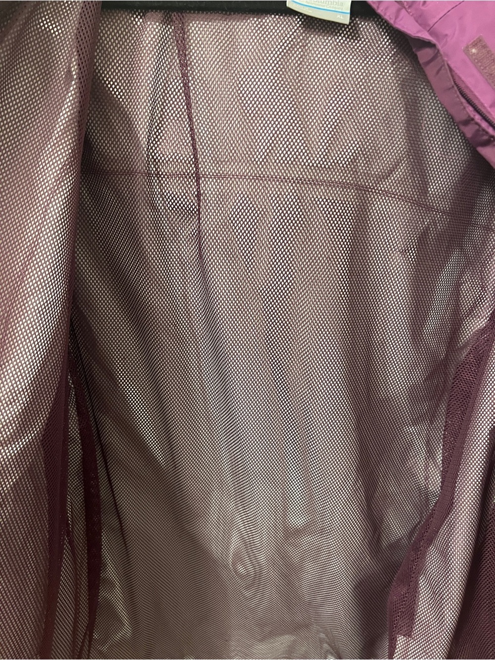 Columbia Purple Women’s XL Rain Jacket Like New Condition - Picture 3 of 5
